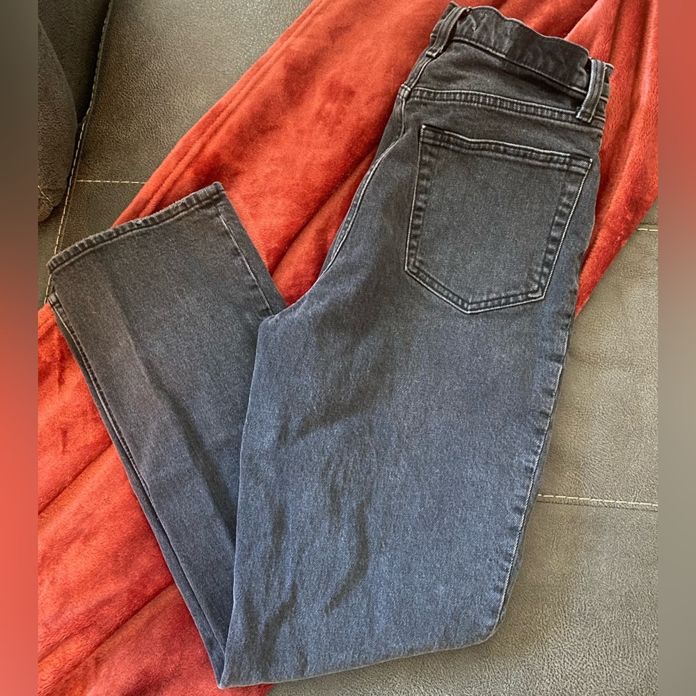 Abercrombie 90’s High Rise Curve Love Straight Jeans - Picture 3 of 4